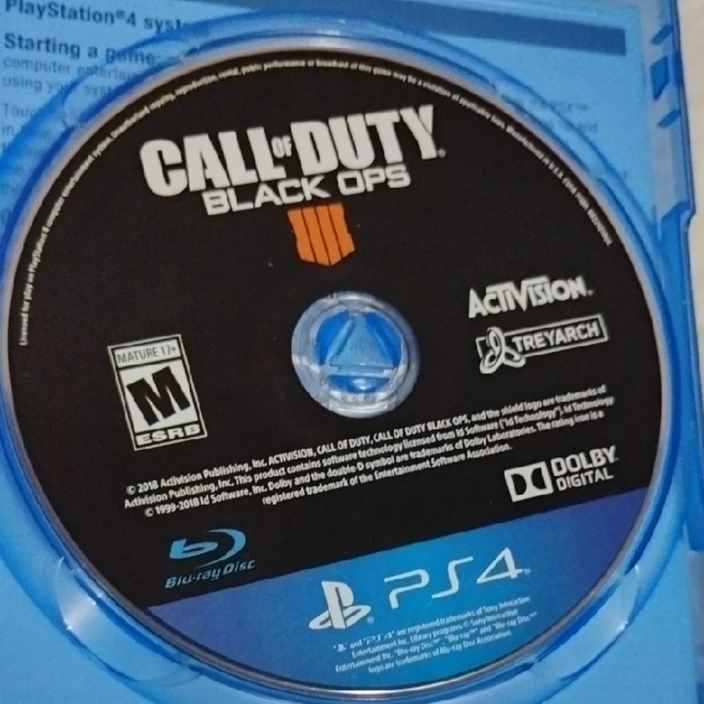 Turtle Beach Black/Blue Gaming Headset & PS4 Call Of Duty/Days Gone Game Set